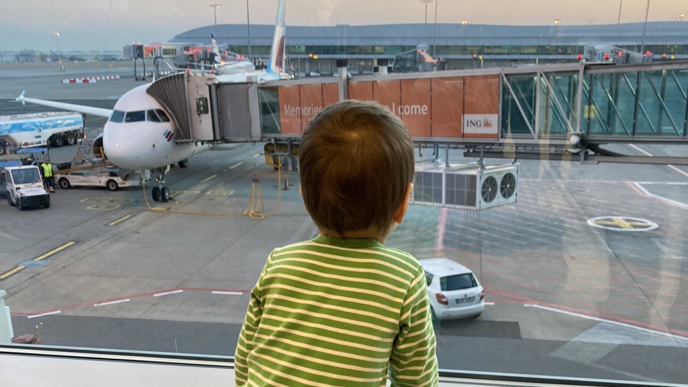 Flying with infants